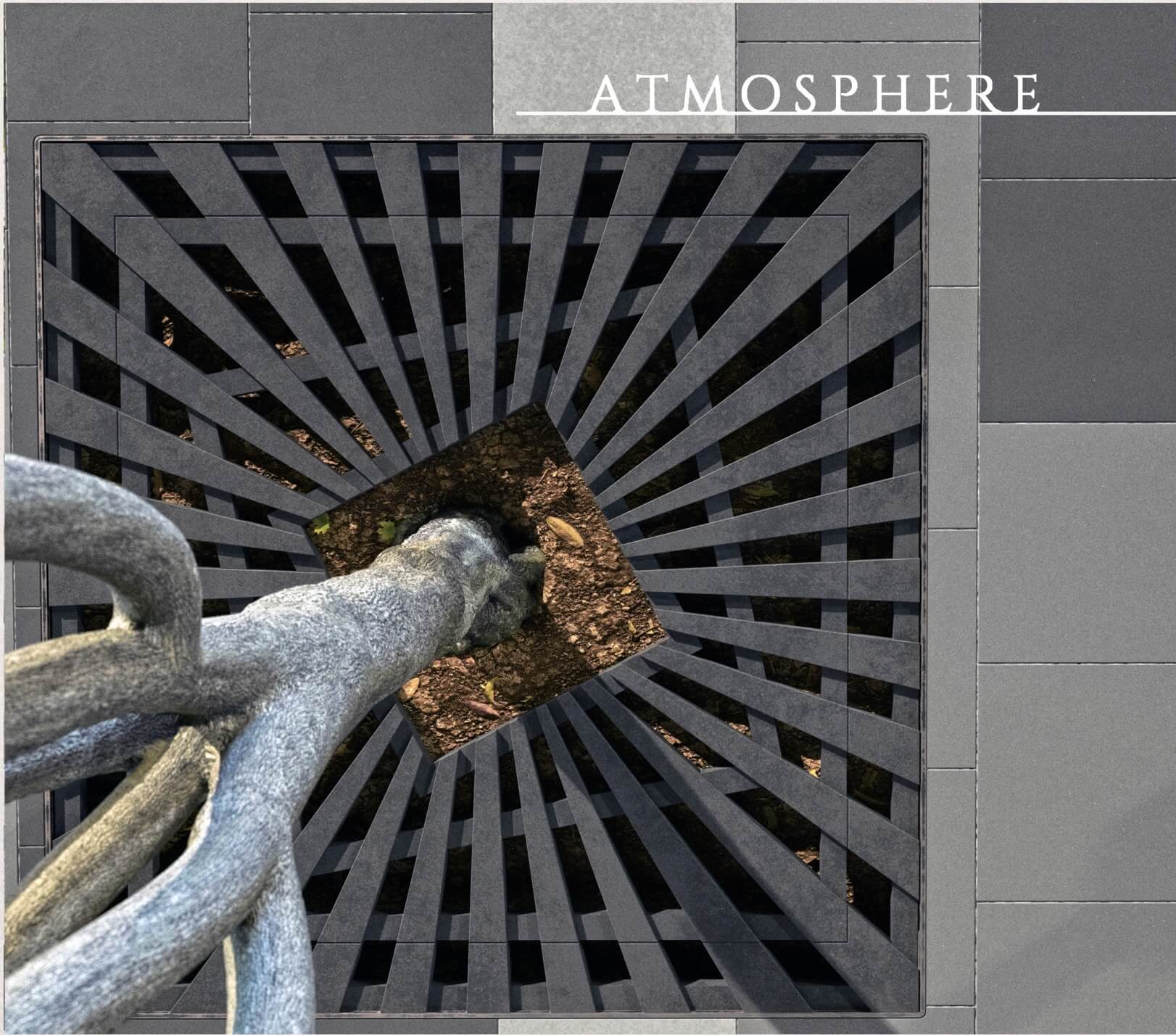 Приствольная решетка для дерева ZKING ATMOSPHERE 1.2х1.2м Черная в Уфе фото