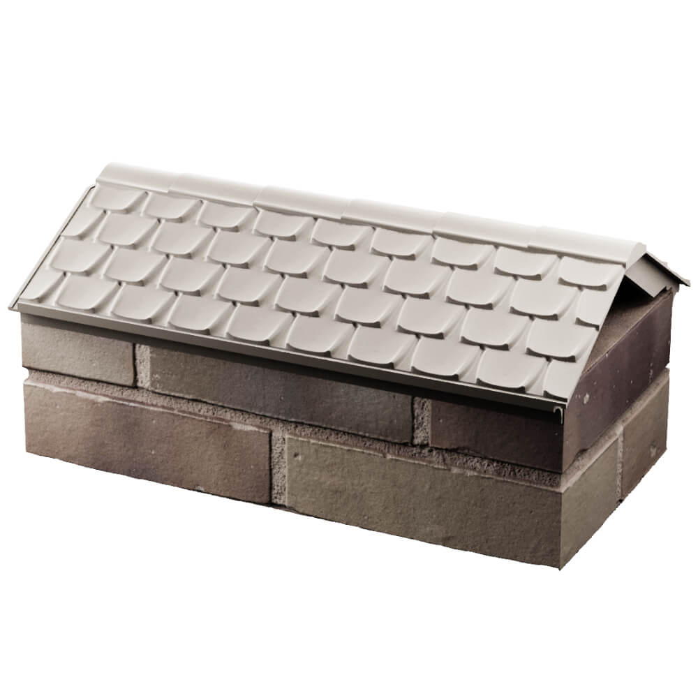 Парапет Zking Эльбрус Бежевый с посадкой на 1 кирпич (255мм) в Уфе фото