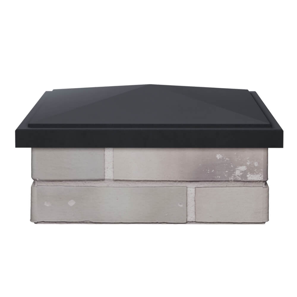 Колпак Zking БонаМоно Серый на столб 1.5х1.5 кирпича (385х385, 400х400мм) Уфа фото