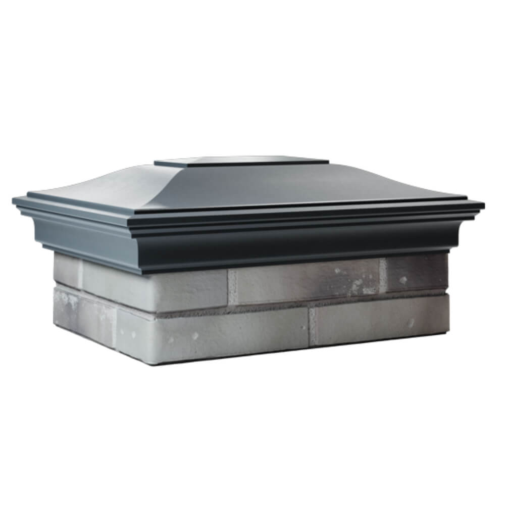 Колпак Zking Монблан Серый на столб 2х1.5 кирпича (515х385мм) в Уфе фото