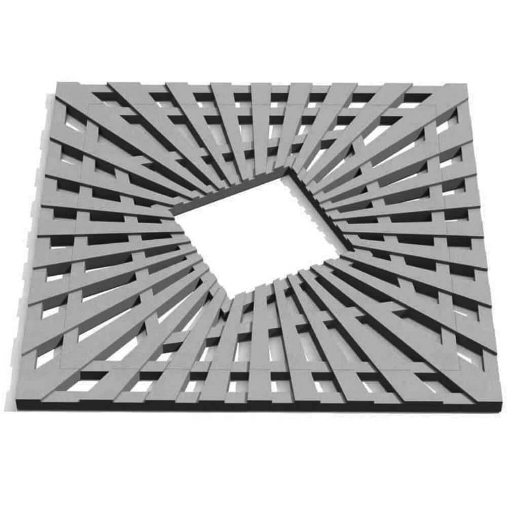 Приствольная решетка для дерева ZKING ATMOSPHERE 1.2х1.2м Серая Уфа фото