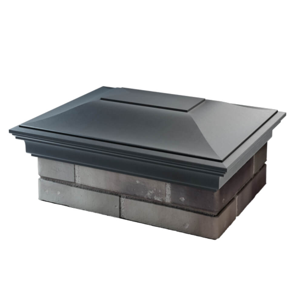 Колпак Zking Монблан Серый на столб 2х1.5 кирпича (515х385мм) в Уфе фото