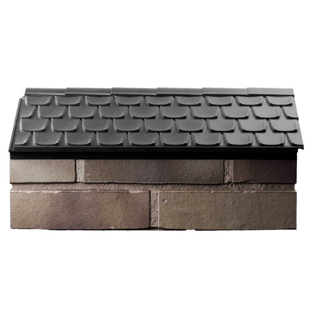 Парапет Zking Эльбрус Серый с посадкой на 1 кирпич (255мм) в Уфе фото