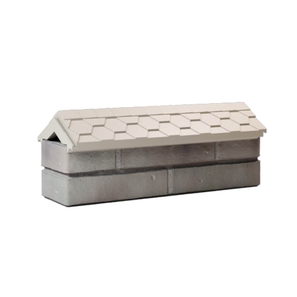 Парапет Zking Эверест Бежевый с посадкой на 0.5 кирпича (130мм) Уфа фото