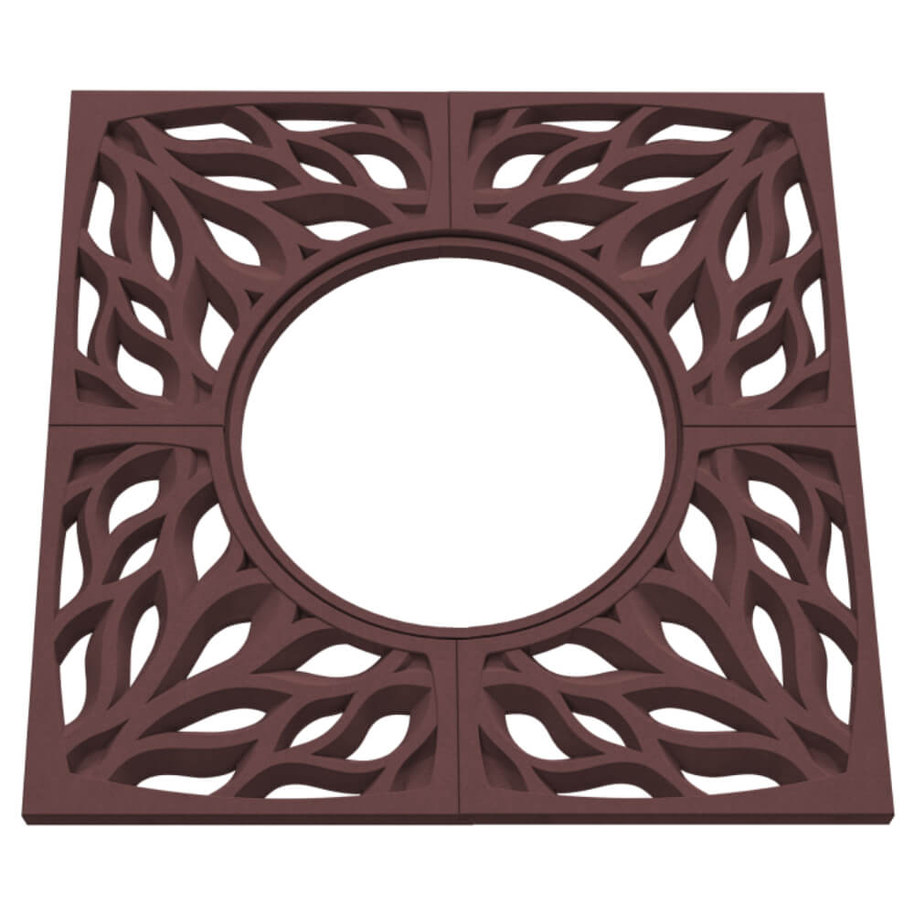 Приствольная решетка для дерева ZKING CRUST 1.2х1.2м Коричневая в Уфе фото