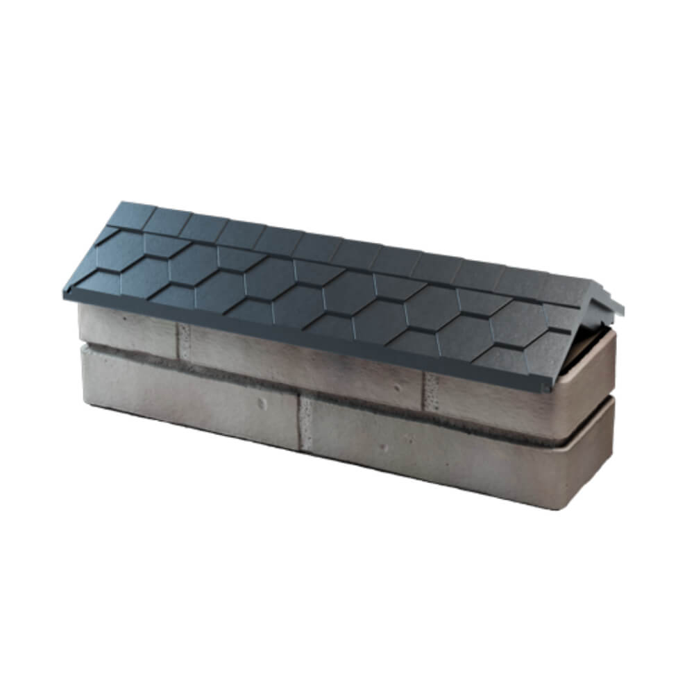 Парапет Zking Эверест Серый с посадкой на 0.5 кирпича (130мм) в Уфе фото