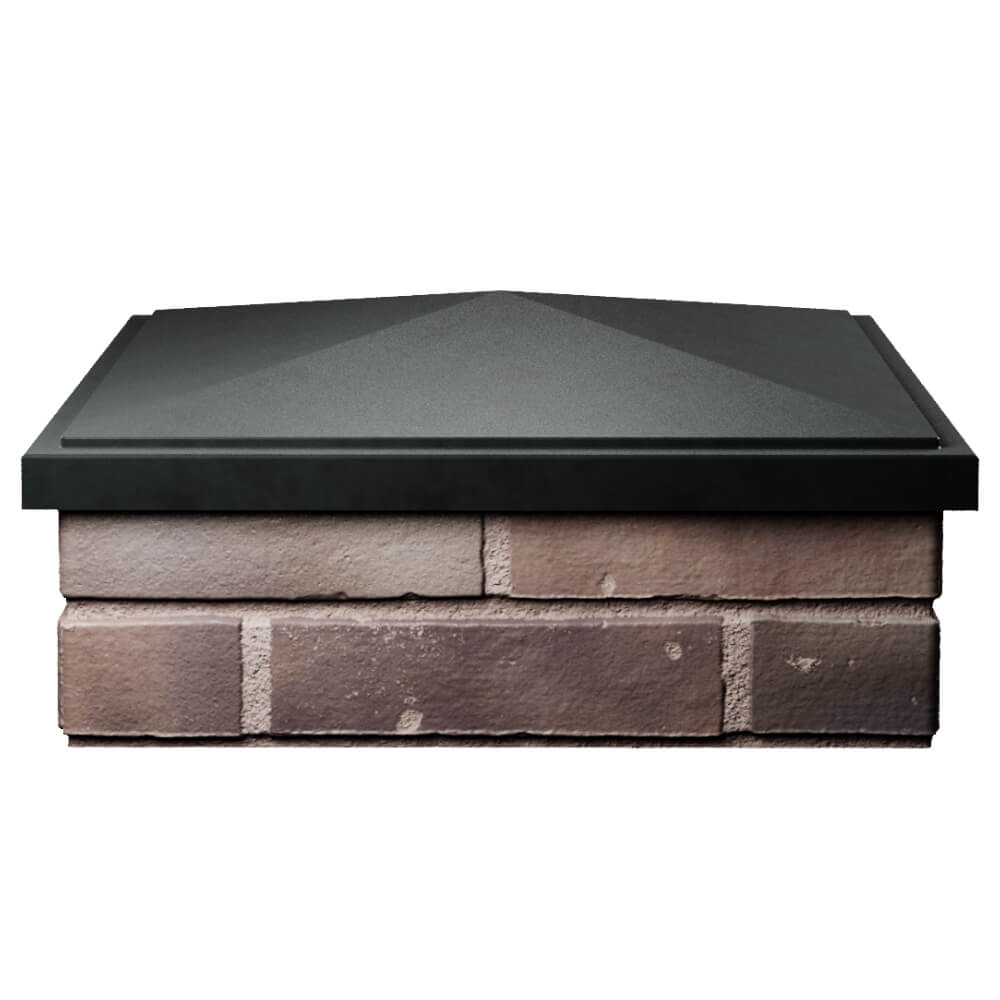 Колпак Zking БонаМоно Черный на столб 2х2 кирпича (515х515, 530х530мм) Уфа фото