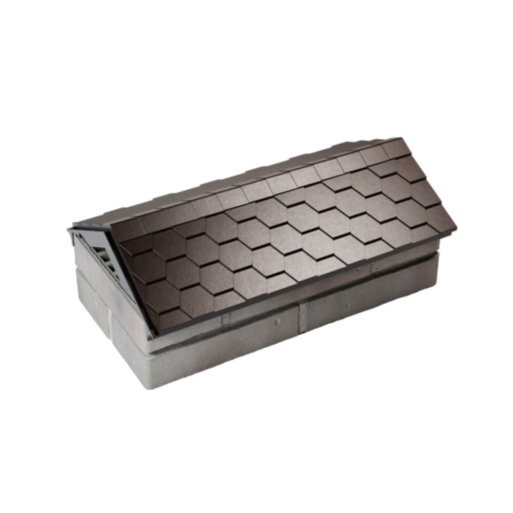 Парапет Zking Эверест Коричневый с посадкой на 1 кирпич (200/225/255мм) в Уфе фото