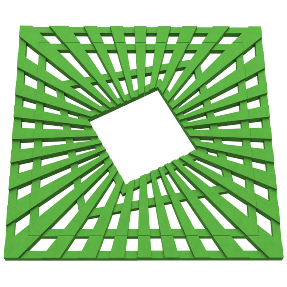 Приствольная решетка для дерева ZKING ATMOSPHERE 1.2х1.2м Зеленая в Уфе фото