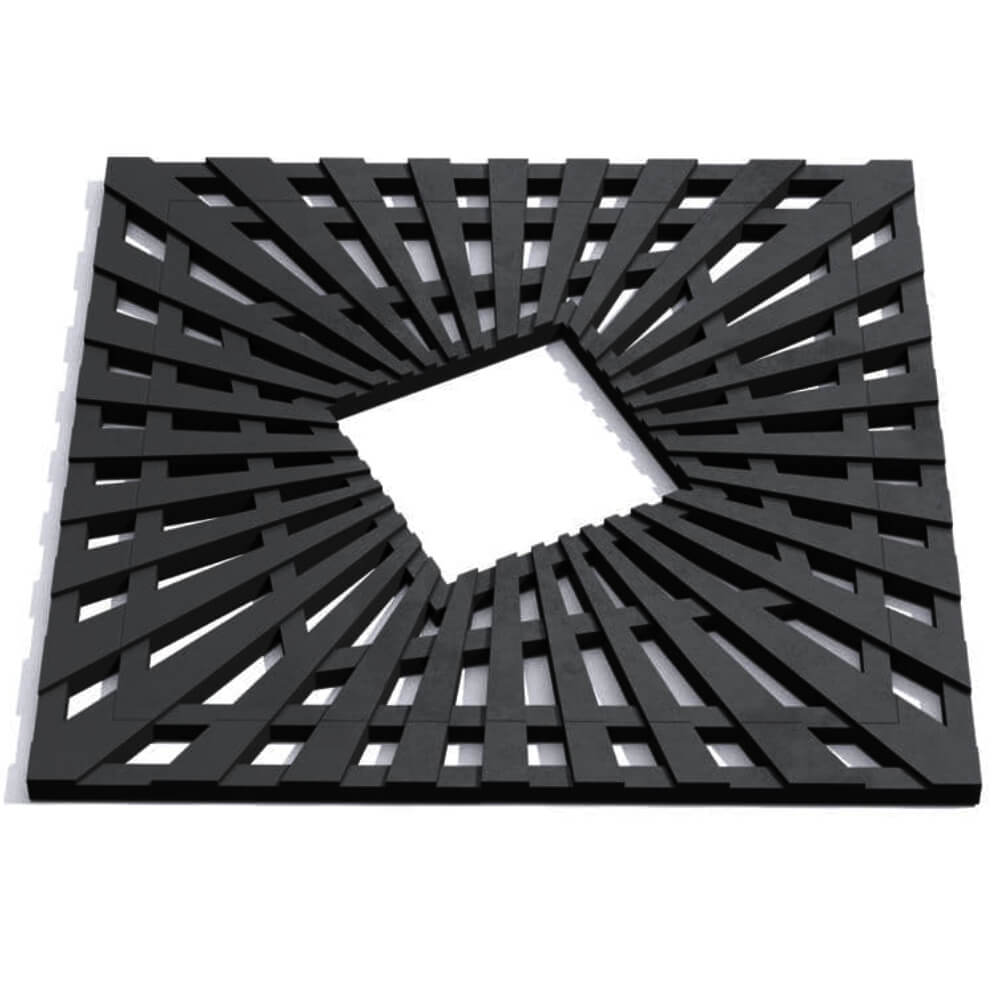 Приствольная решетка для дерева ZKING ATMOSPHERE 1.2х1.2м Черная Уфа фото