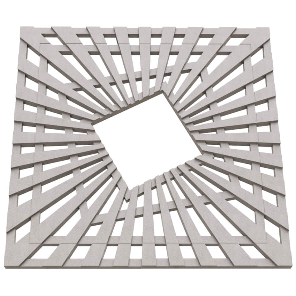 Приствольная решетка для дерева ZKING ATMOSPHERE 1.2х1.2м Бежевая в Уфе фото