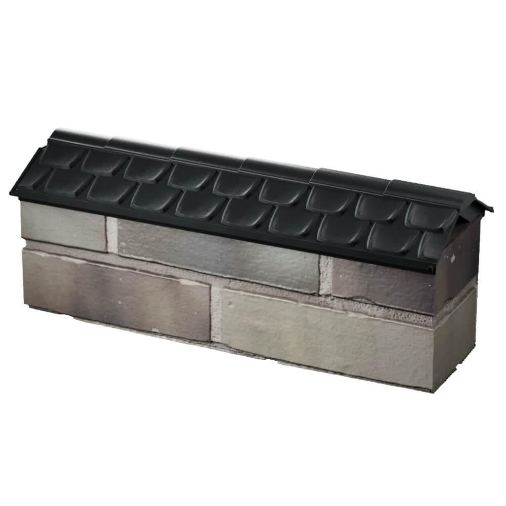 Парапет Zking Эльбрус Черный с посадкой на 0.5 кирпича (130мм) в Уфе фото