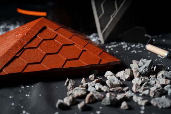 Колпак Zking Эверест Красный на столб 1.5х1.5 кирпича (390х390мм) в Уфе фото