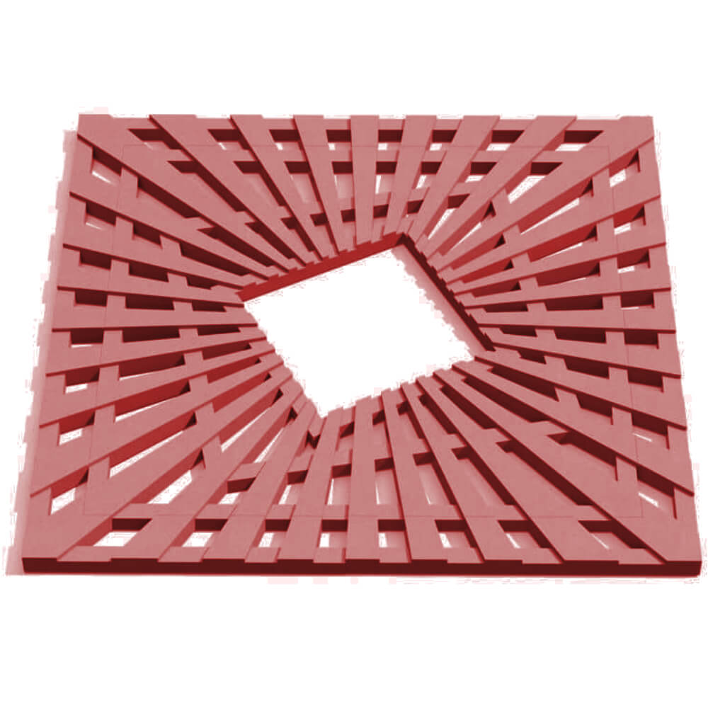 Приствольная решетка для дерева ZKING ATMOSPHERE 1.2х1.2м Красная Уфа фото