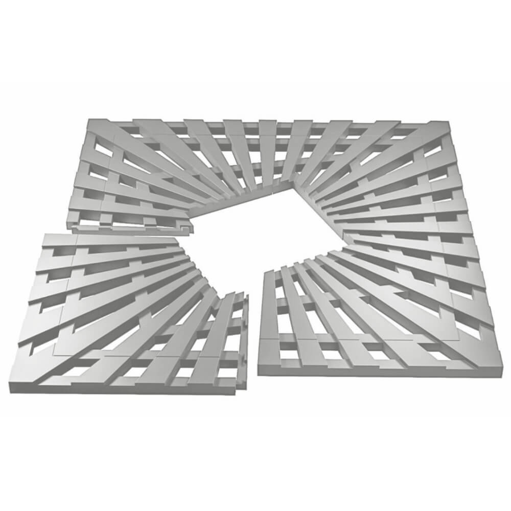 Приствольная решетка для дерева ZKING ATMOSPHERE 1.2х1.2м Бежевая в Уфе фото