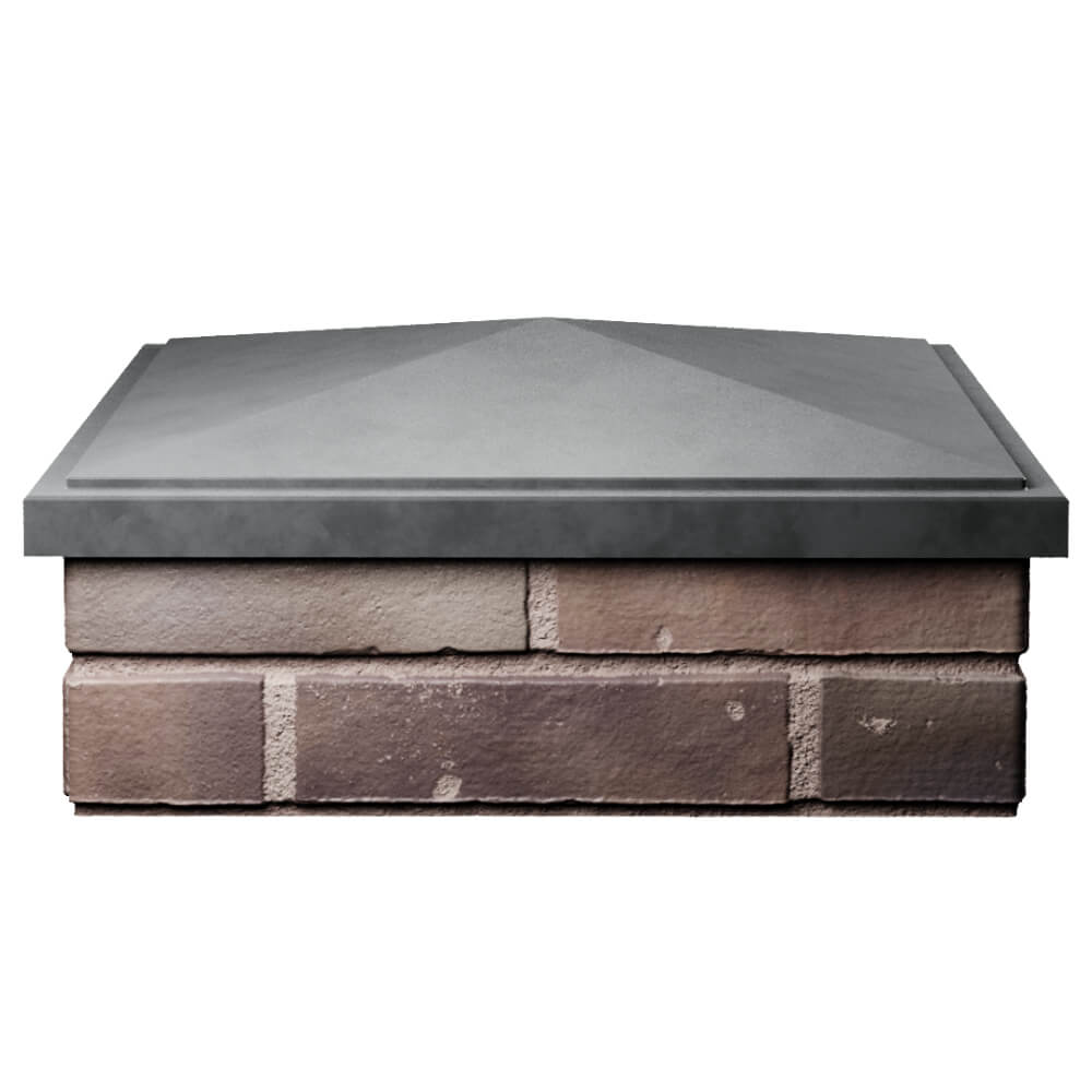 Колпак Zking БонаМоно Серый на столб 2х2 кирпича (515х515, 530х530мм) Уфа фото