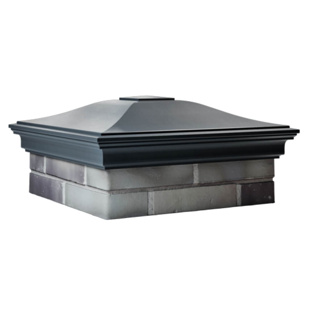 Колпак Zking Монблан Серый на столб 2х2 кирпича (515х515мм) в Уфе фото