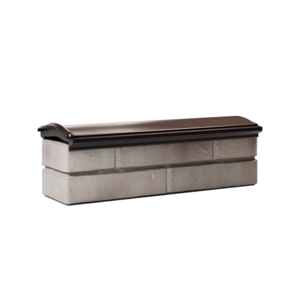 Парапет Zking Монблан Коричневый посадка на 0.5 кирпича (130мм) Уфа фото