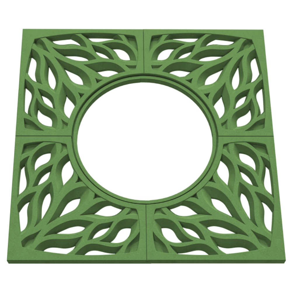 Приствольная решетка для дерева ZKING CRUST 1.2х1.2м Зеленая в Уфе фото