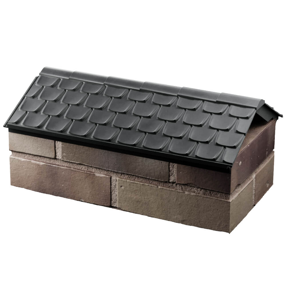 Парапет Zking Эльбрус Серый с посадкой на 1 кирпич (255мм) в Уфе фото