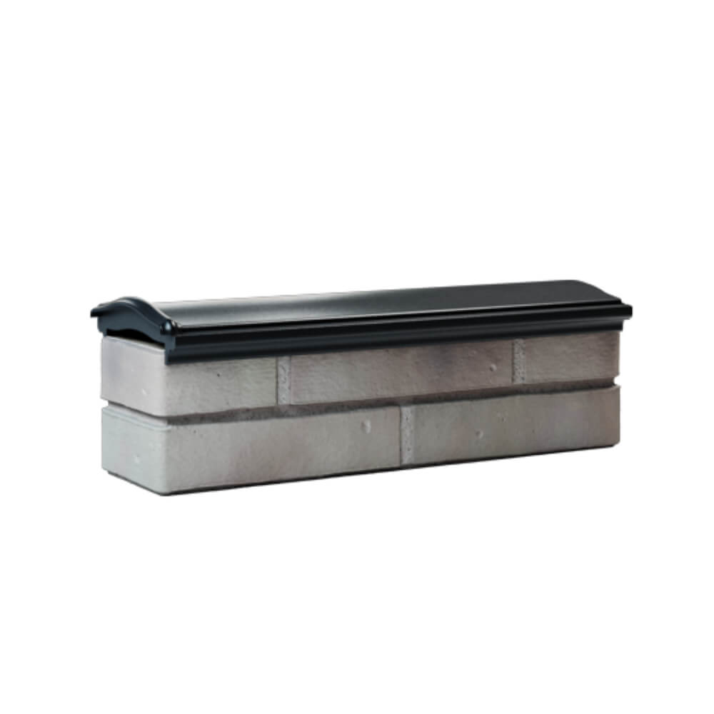 Парапет Zking Монблан Черный посадка на 0.5 кирпича (130мм) Уфа фото