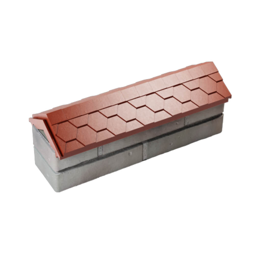 Парапет Zking Эверест Красный с посадкой на 0.5 кирпича (130мм) в Уфе фото