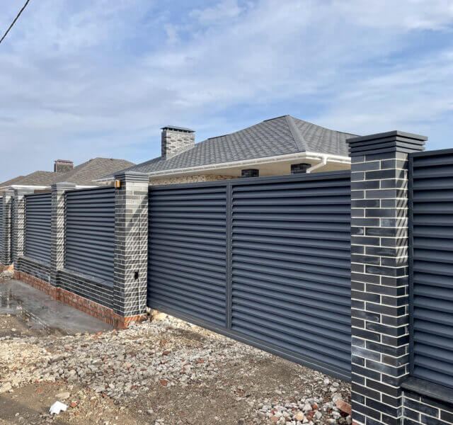 Колпак Zking Бона ХайТек Серый на столб 1.5х1.5 кирпича (385х385мм) в Уфе фото