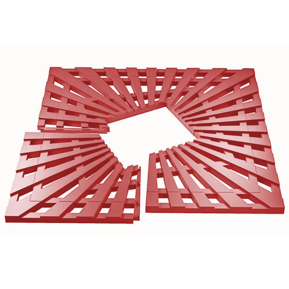 Приствольная решетка для дерева ZKING ATMOSPHERE 1.2х1.2м Красная в Уфе фото