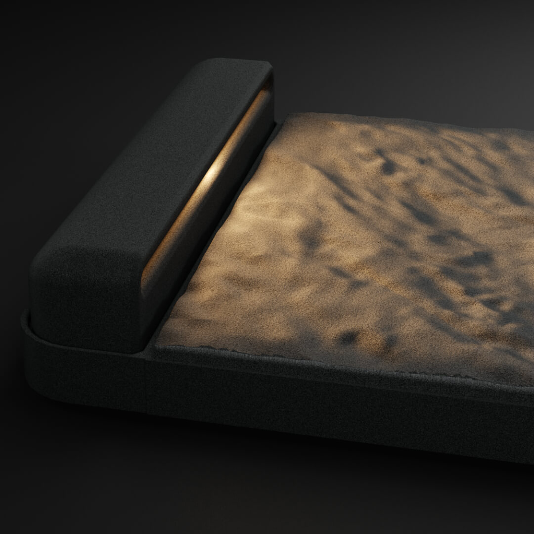 LED Светильник для шаговой плиты STONE Графитовый Серый 330х75х98мм Уфа фото