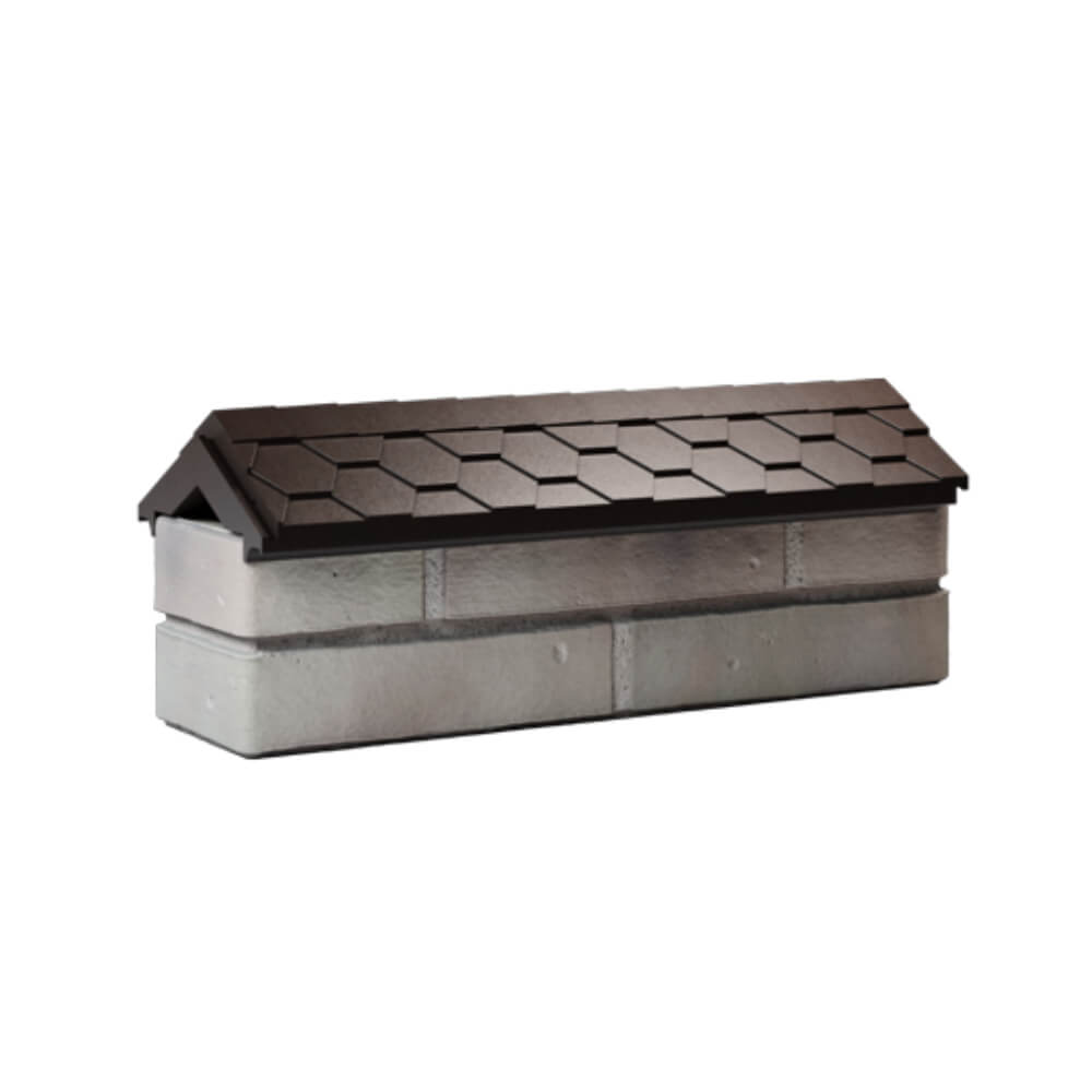 Парапет Zking Эверест Коричневый с посадкой на 0.5 кирпича (130мм) Уфа фото