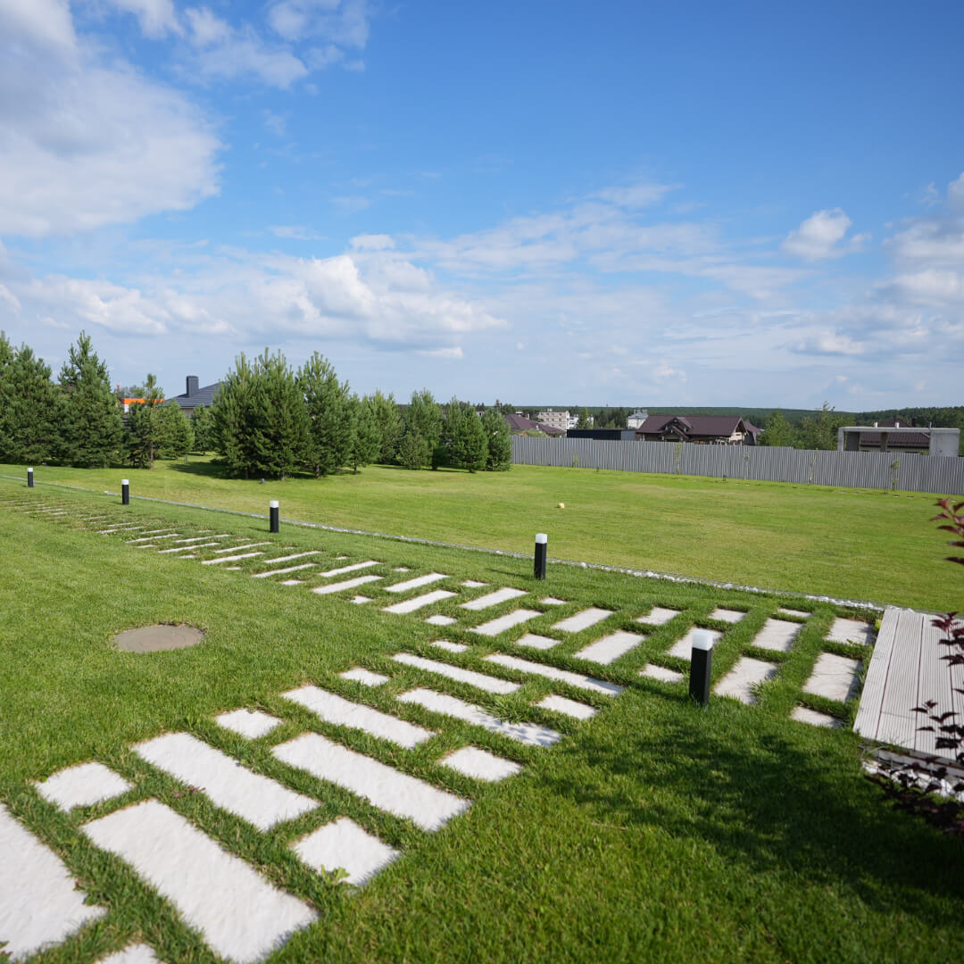 Шаговая плита STONE Светлая Галька 990х330х55мм в Уфе фото