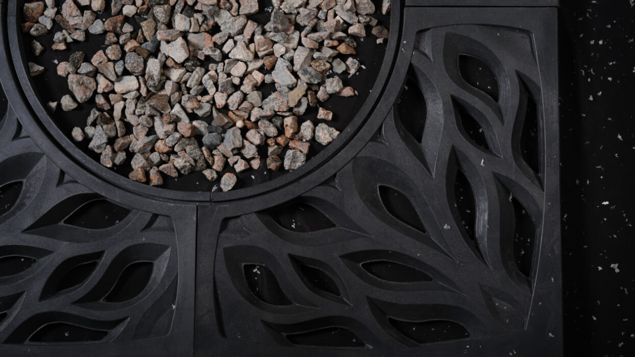 Приствольная решетка для дерева ZKING CRUST 1.2х1.2м Черная в Уфе фото